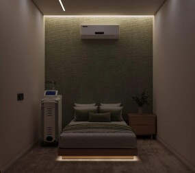 اتاق تست خواب کلینیک آرام Sleep study room 
